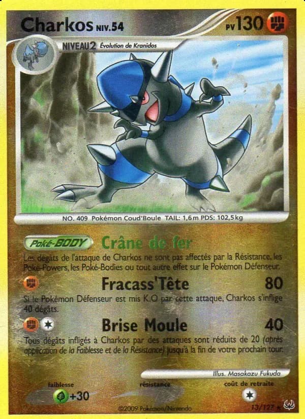 Carte Pokémon Charkos #13 — Platine