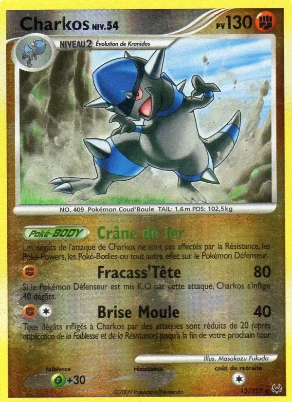 Carte Pokémon Charkos #13 — Platine