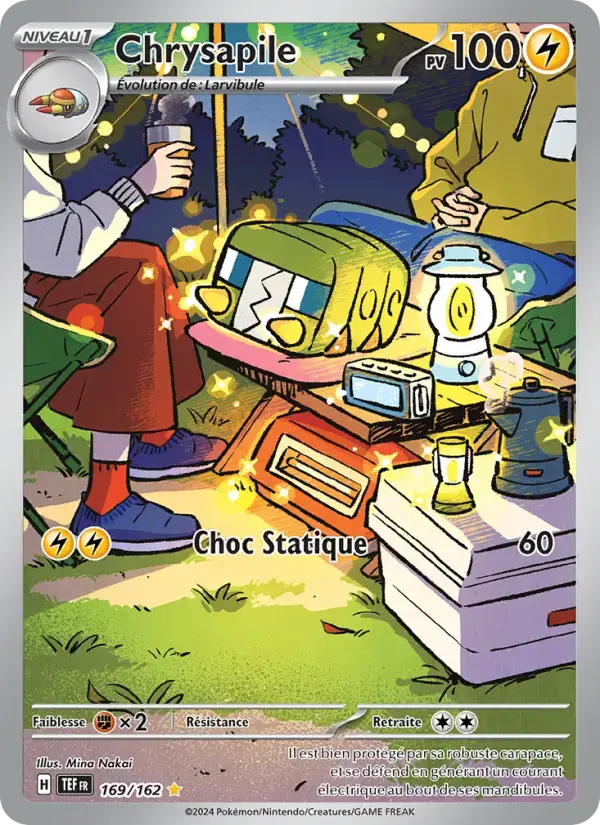 Carte Pokémon Chrysapile #169 — Forces Temporelles