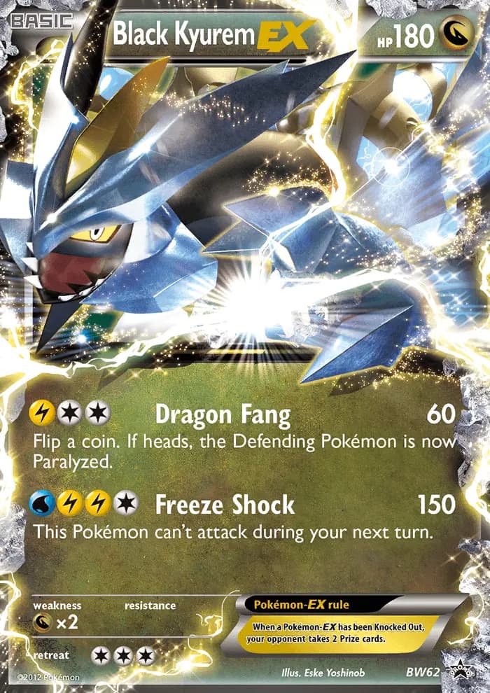 Black Kyurem-EX #BW62 — Black & White Promos