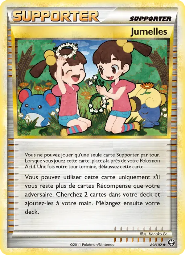 Carte Pokémon Jumelles #89 — Triomphe