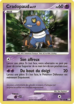 Carte Pokémon Cradopaud #78 — Trésors Mystérieux