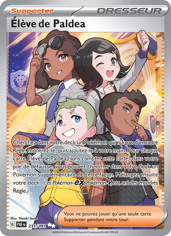 Carte Pokémon Élève de Paldea #231 — Destinées de Paldea