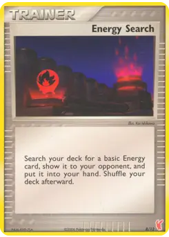 Carte Pokémon Energy Search #8 — Kit du Dresseur EX 2 (Posipi)