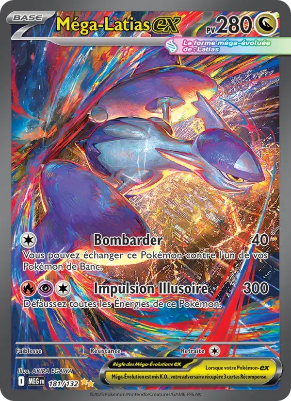 Carte Pokémon Méga-Latias-ex #181 — Méga-Évolution