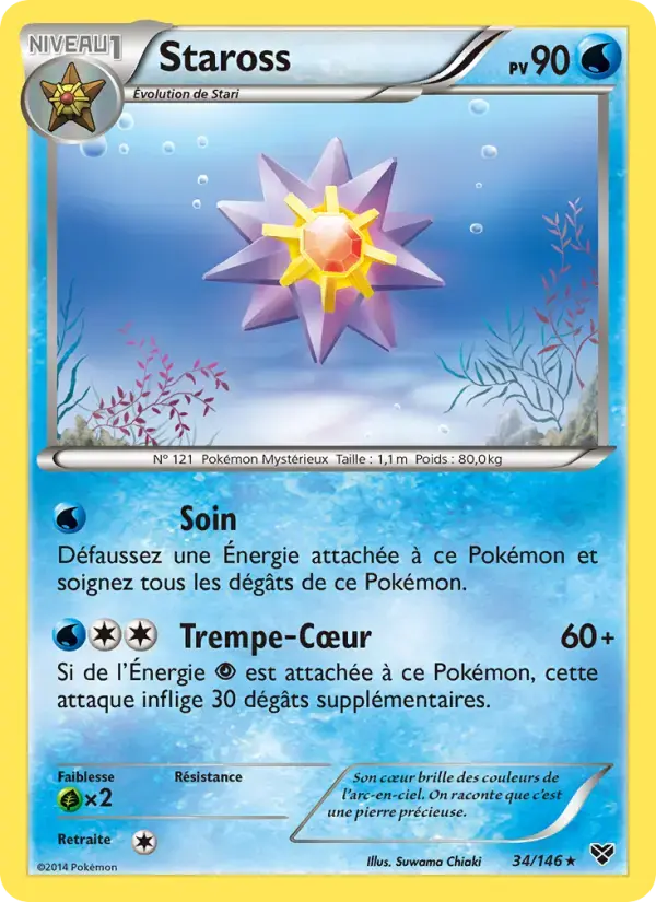 Carte Pokémon Staross #34 — XY