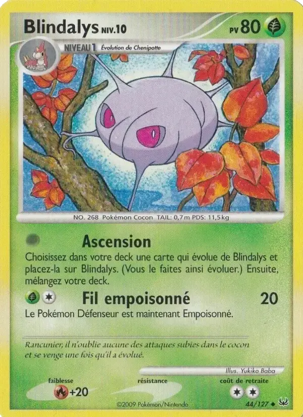 Carte Pokémon Blindalys #44 — Platine