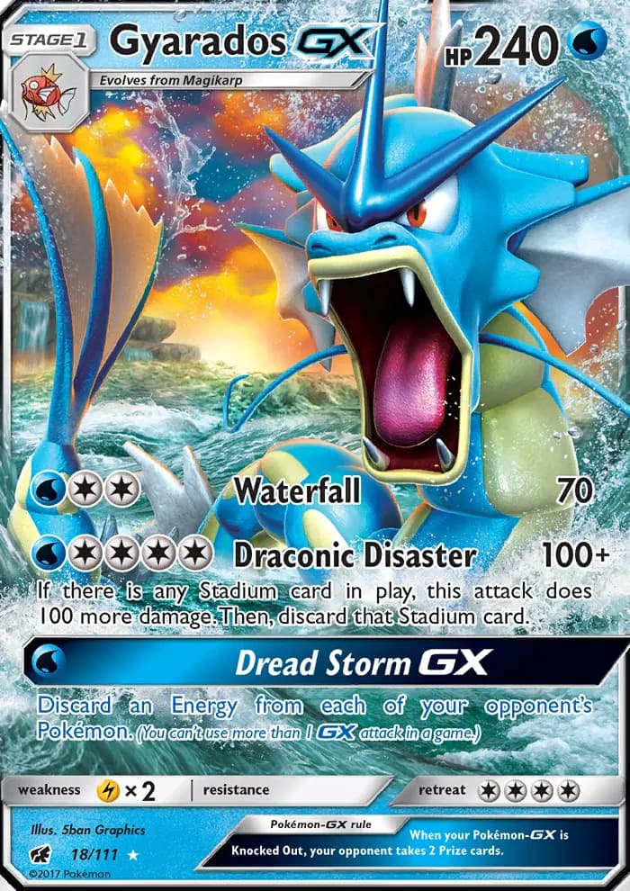 Gyarados GX #18 — Crimson Invasion