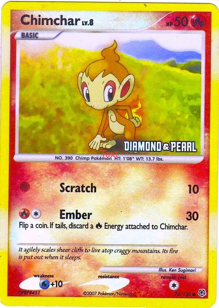 Carte Pokémon Ouisticram #076 — Burger King Promos