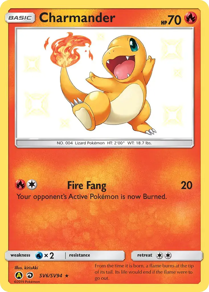 Charmander #SV6 — Hidden Fates