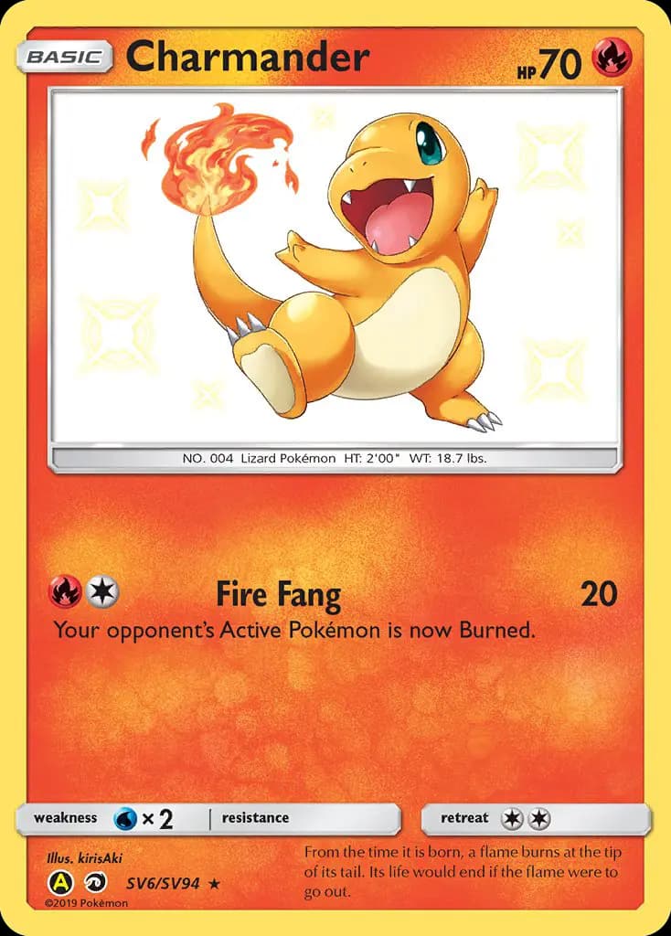 Charmander #SV6 — Hidden Fates