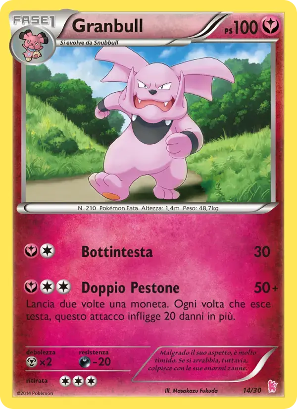 Granbull #14 — XY Trainer Kit (Sylveon)