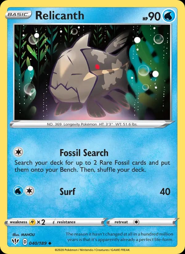 Relicanth #40 — Darkness Ablaze