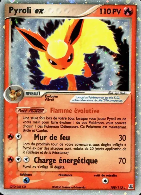 Carte Pokémon Pyroli ex #108 — Espèces Delta