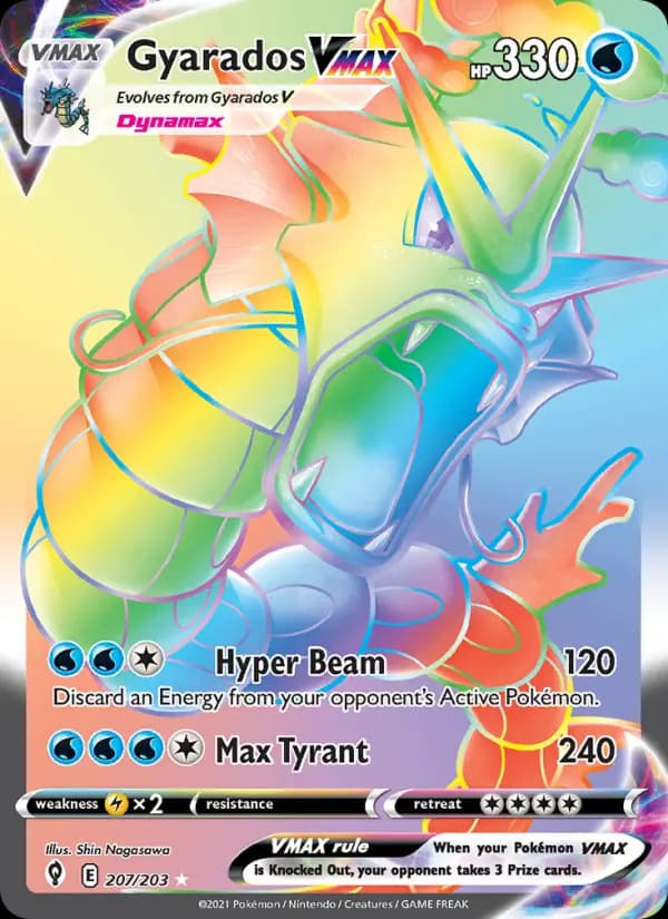 Gyarados VMAX #207 — Evolving Skies