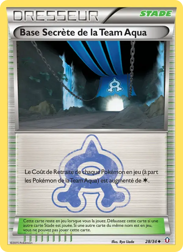 Carte Pokémon Base Secrète de la Team Aqua #28 — Double Danger