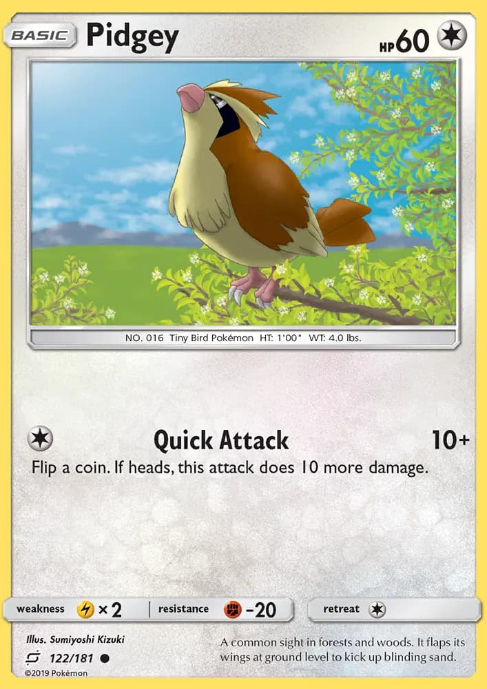 Pidgey #122 — Team Up