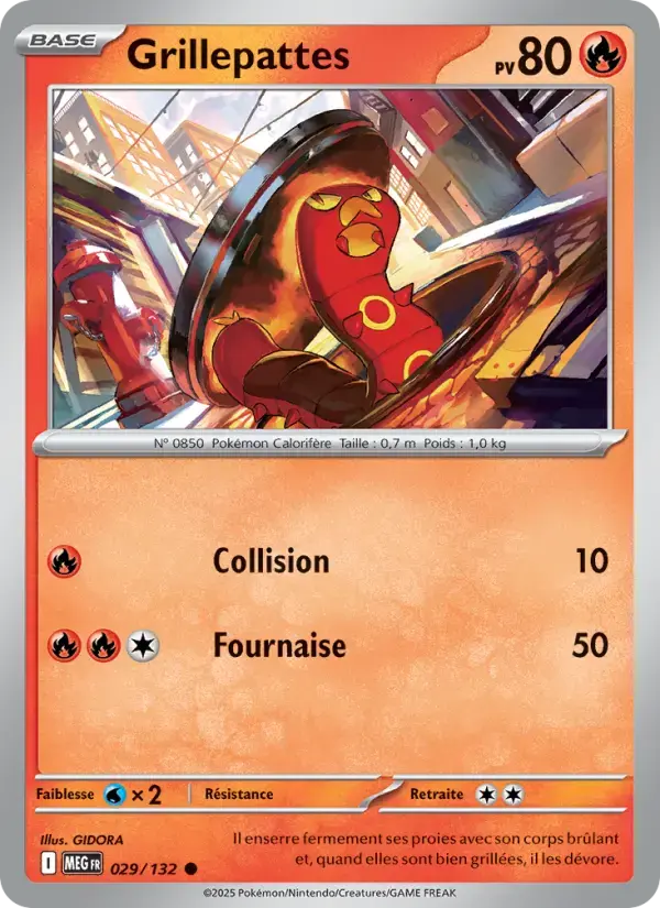 Carte Pokémon Grillepattes #029 — Méga-Évolution