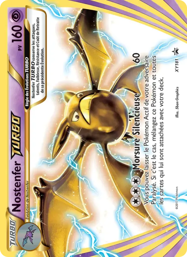 Carte Pokémon Nostenfer TURBO #XY181 — Promos X&Y