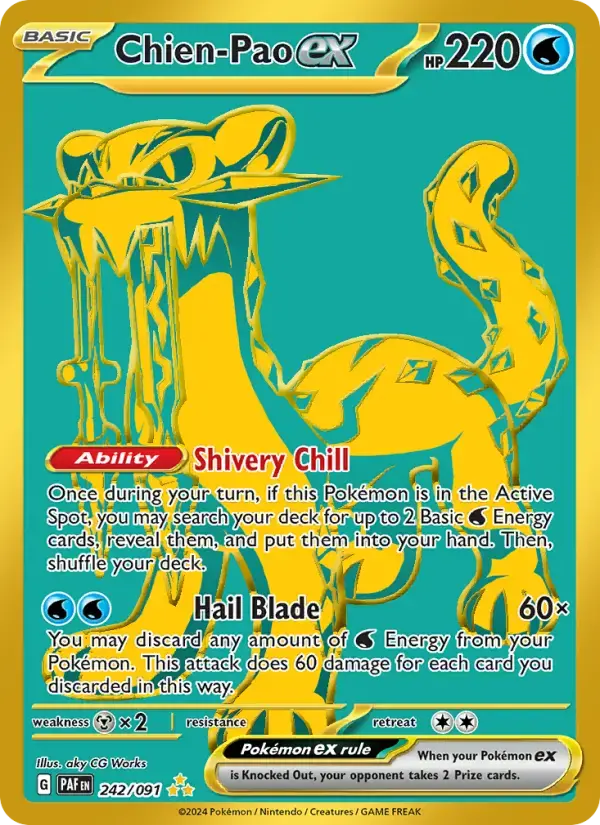 Chien-Pao ex #242 — Paldean Fates