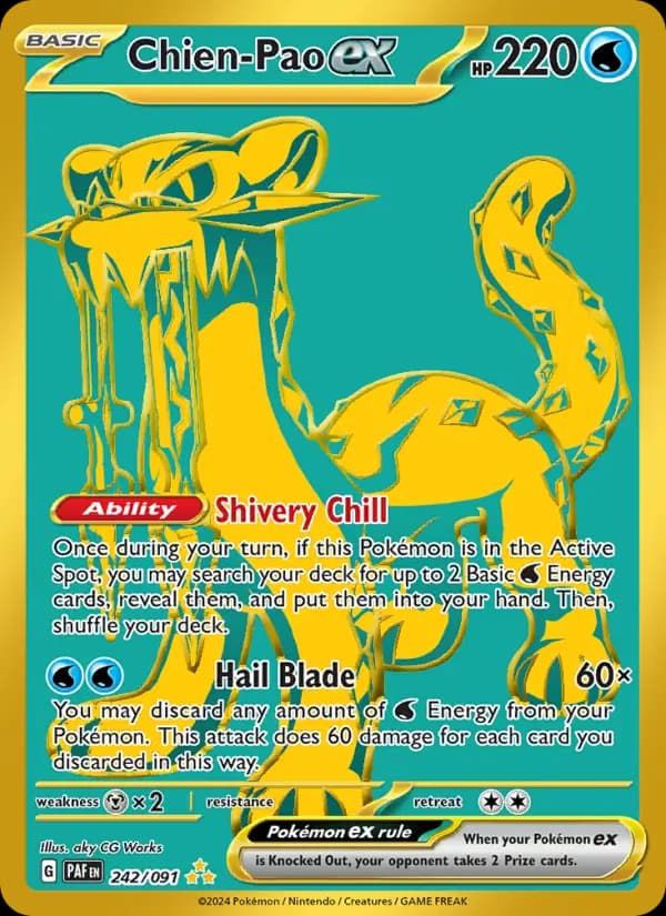 Chien-Pao ex #242 — Paldean Fates