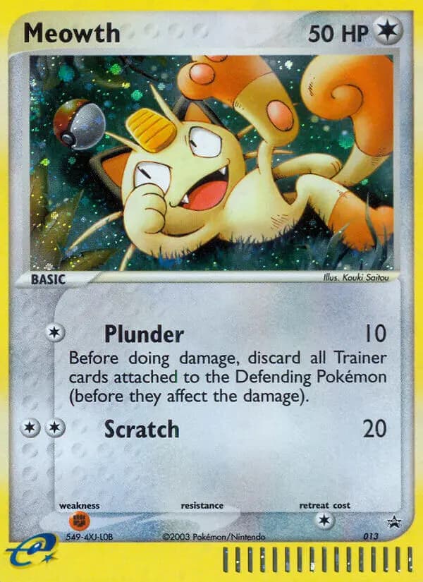 Meowth #13 — Nintendo Black Star Promos