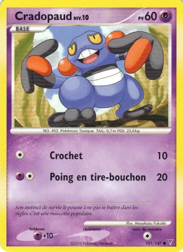 Carte Pokémon Cradopaud #101 — Vainqueurs Suprêmes