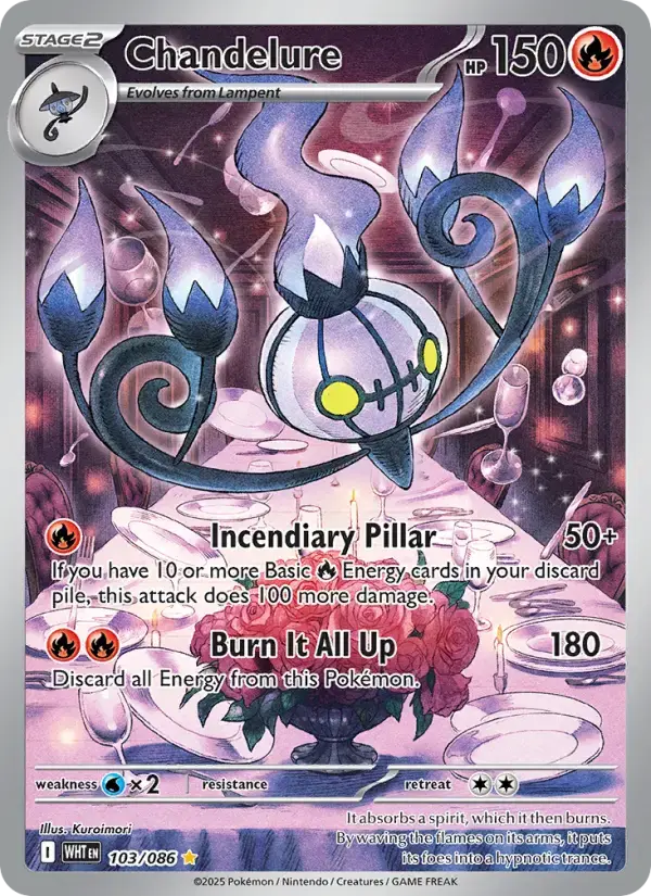 Chandelure #103 — White Flare
