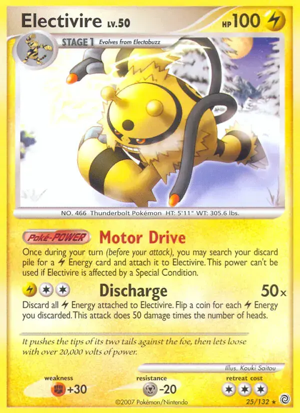 Electivire #25 — Secret Wonders