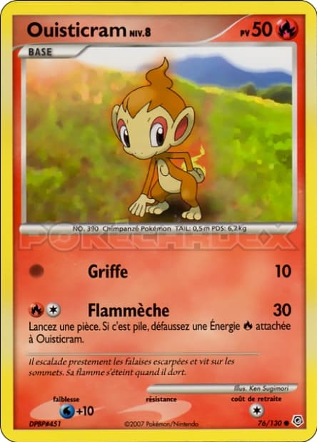 Carte Pokémon Ouisticram #76 — Diamant et Perle