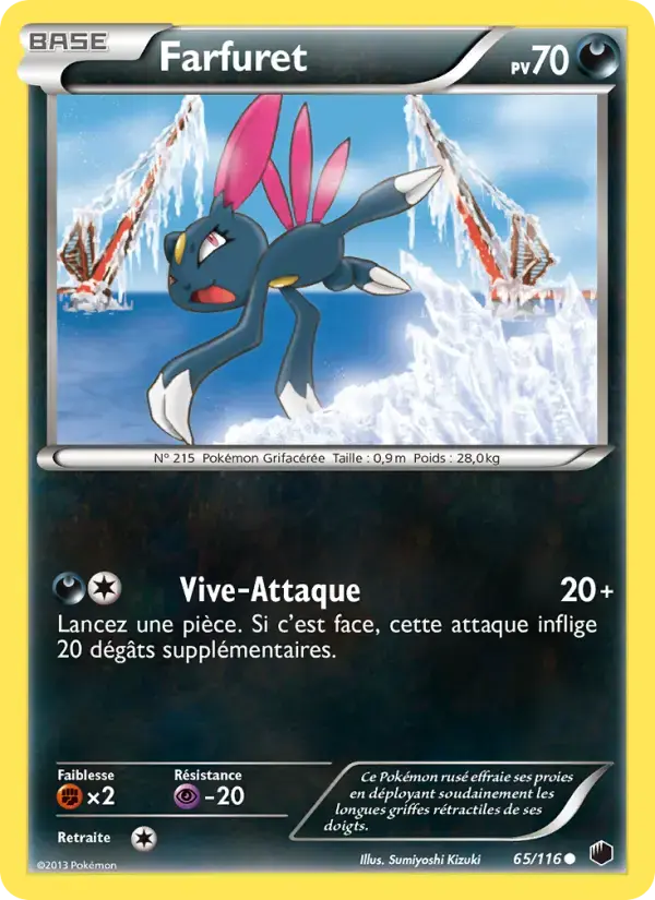 Carte Pokémon Farfuret #65 — Glaciation Plasma