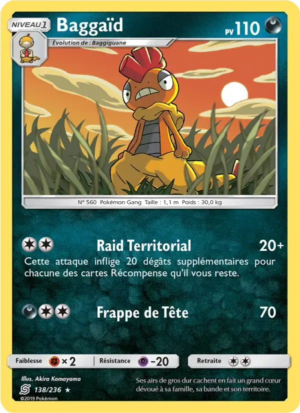 Carte Pokémon Baggaïd #138 — Harmonie des Esprits