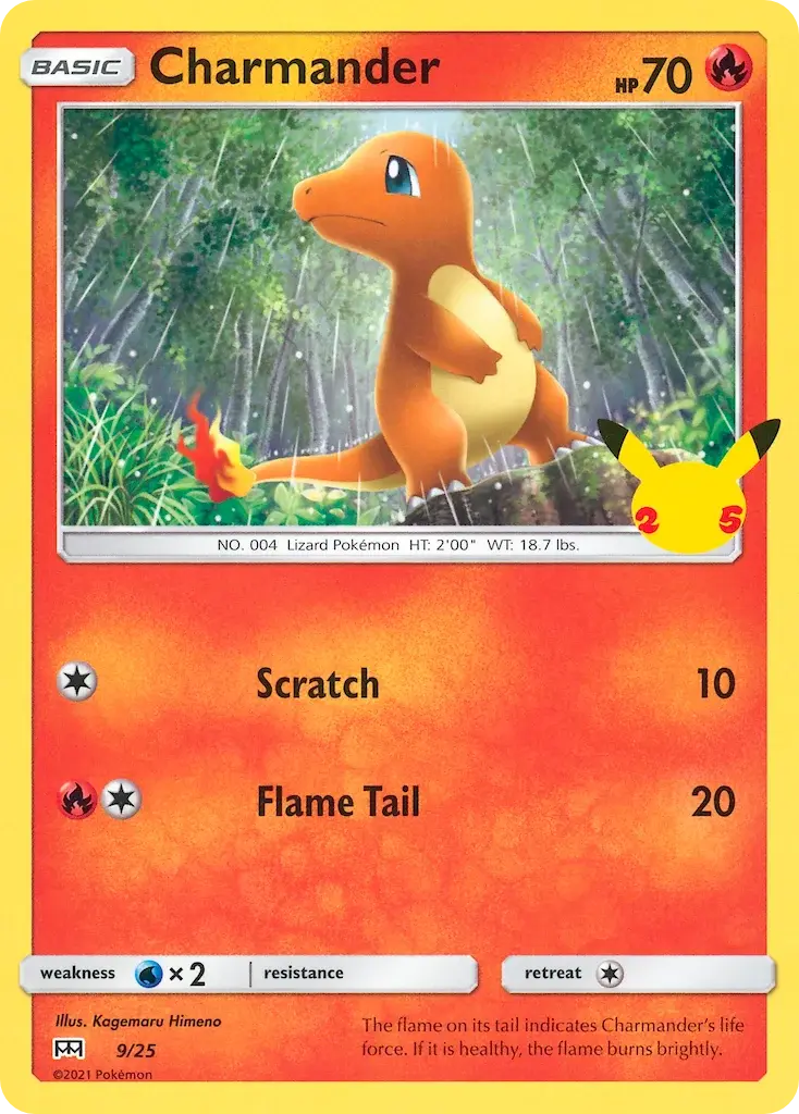 Carte Pokémon Salamèche #9 — 2021 Promo McDonald's