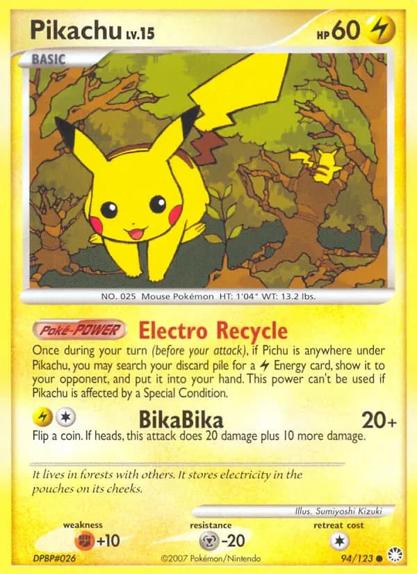 Pikachu #94 — Mysterious Treasures