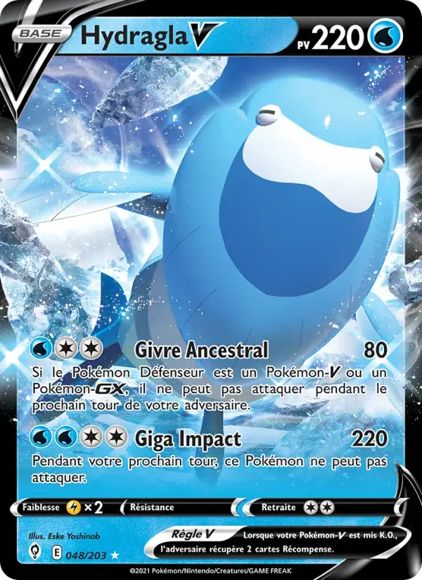 Carte Pokémon Hydragla V #48 — Évolution Céleste
