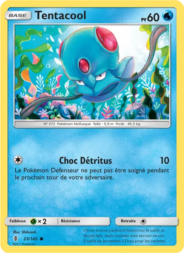 Carte Pokémon Tentacool #23 — Gardiens Ascendants
