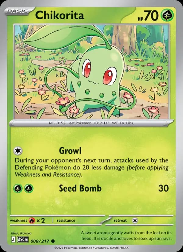 Chikorita #008 — Ascended Heroes