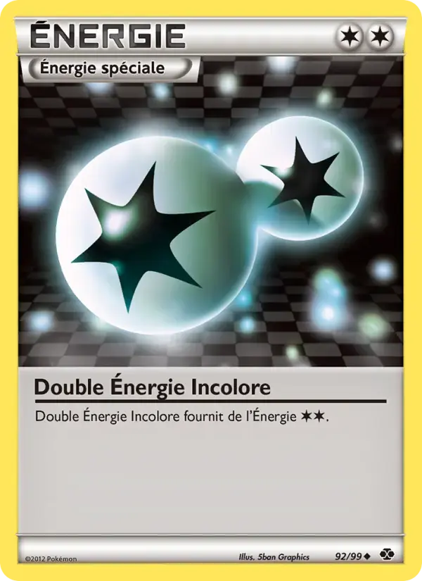 Carte Pokémon Double Énergie Incolore #92 — Destinées Futures