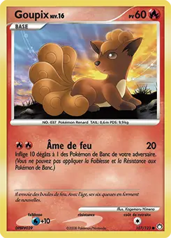 Carte Pokémon Goupix #107 — Trésors Mystérieux