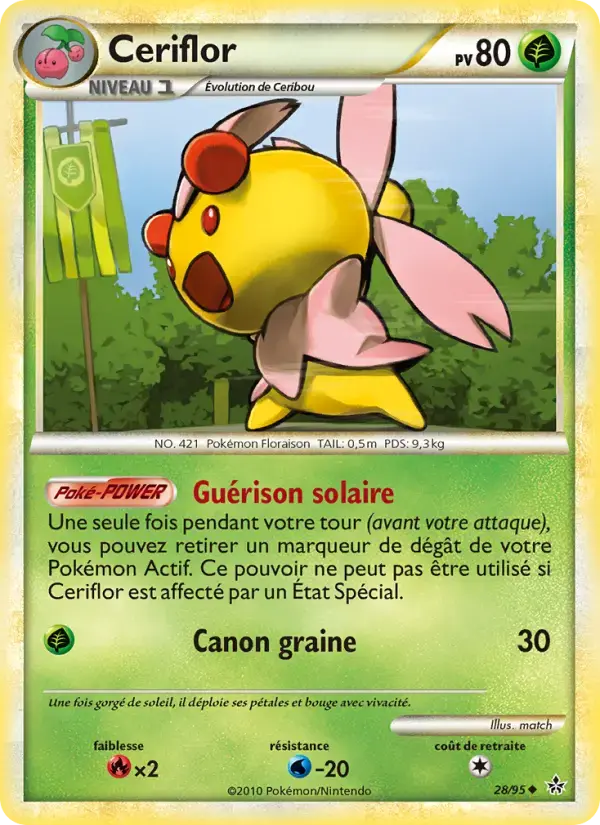 Carte Pokémon Ceriflor #28 — Déchaînement