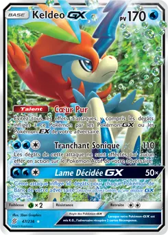 Carte Pokémon Keldeo GX #47 — Harmonie des Esprits