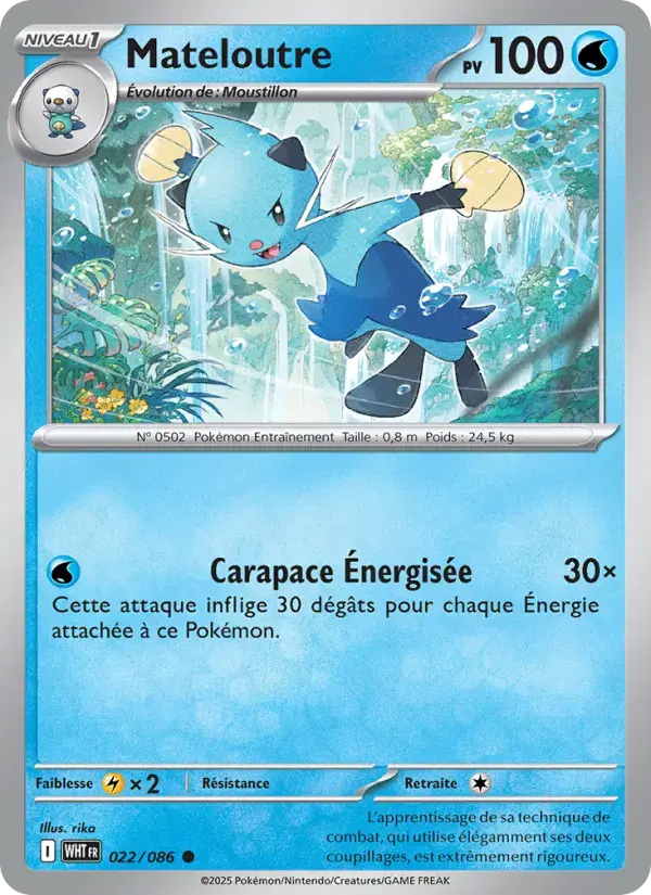 Carte Pokémon Mateloutre #022 — Flamme Blanche