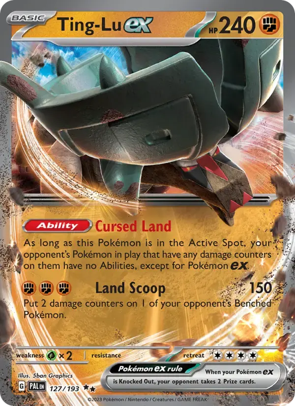Ting-Lu ex #127 — Paldea Evolved