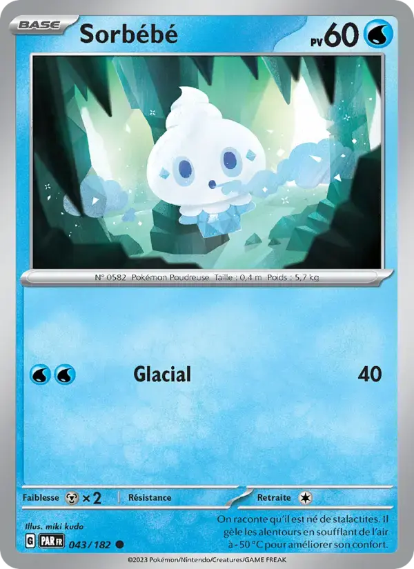 Carte Pokémon Sorbébé #043 — Faille Paradoxe