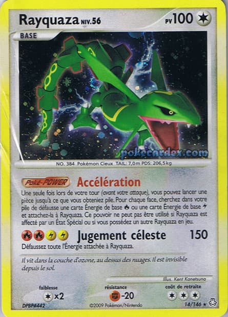 Carte Pokémon Rayquaza #14 — Éveil des Légendes