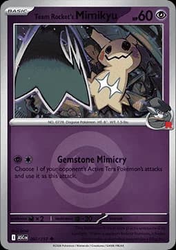 Team Rocket's Mimikyu #097 Non Holo — Ascended Heroes