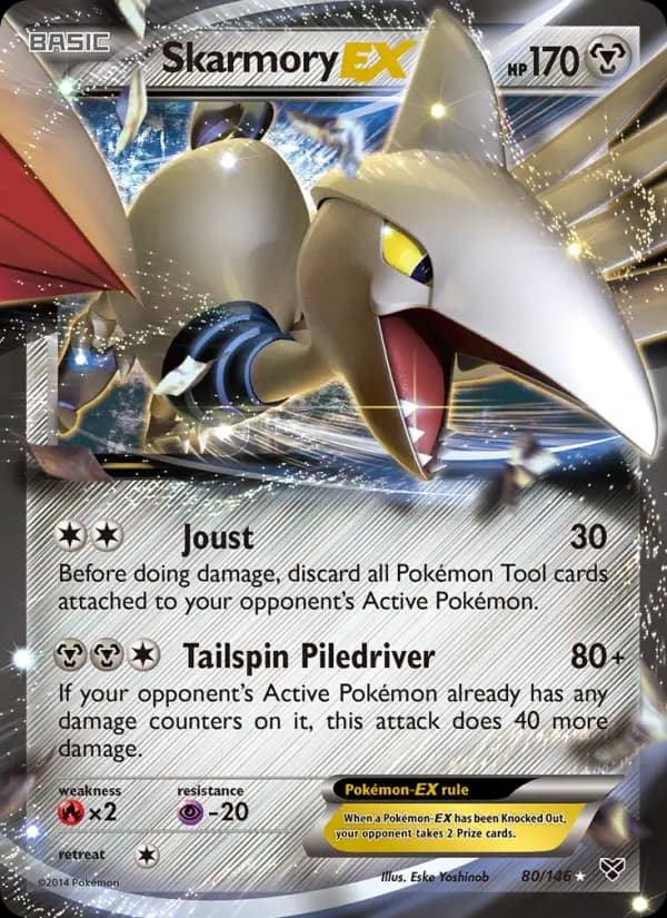Skarmory EX #80 — XY