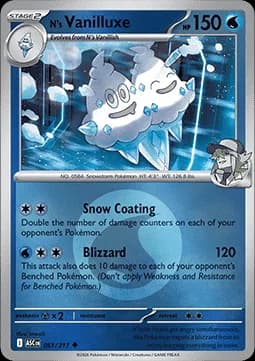 N's Vanilluxe #051 Non Holo — Ascended Heroes
