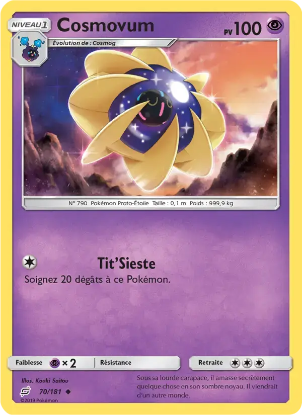 Carte Pokémon Cosmovum #70 — Duo de Choc