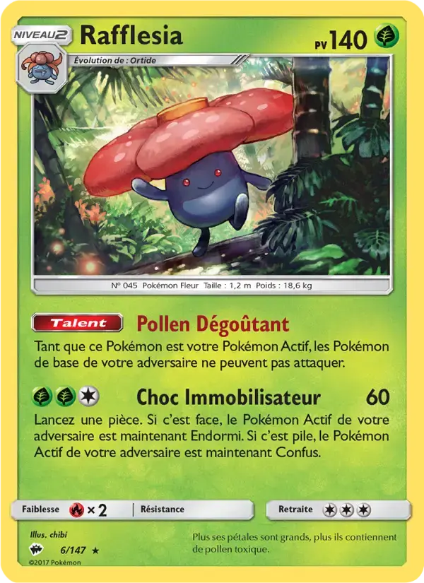 Carte Pokémon Rafflesia #6 — Ombres Ardentes